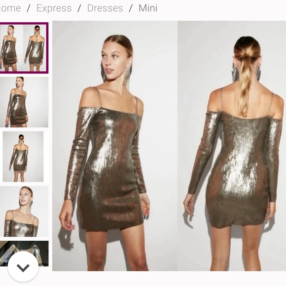 EXPRESS EXPRESS mini dress size XS - Picture 5 of 12